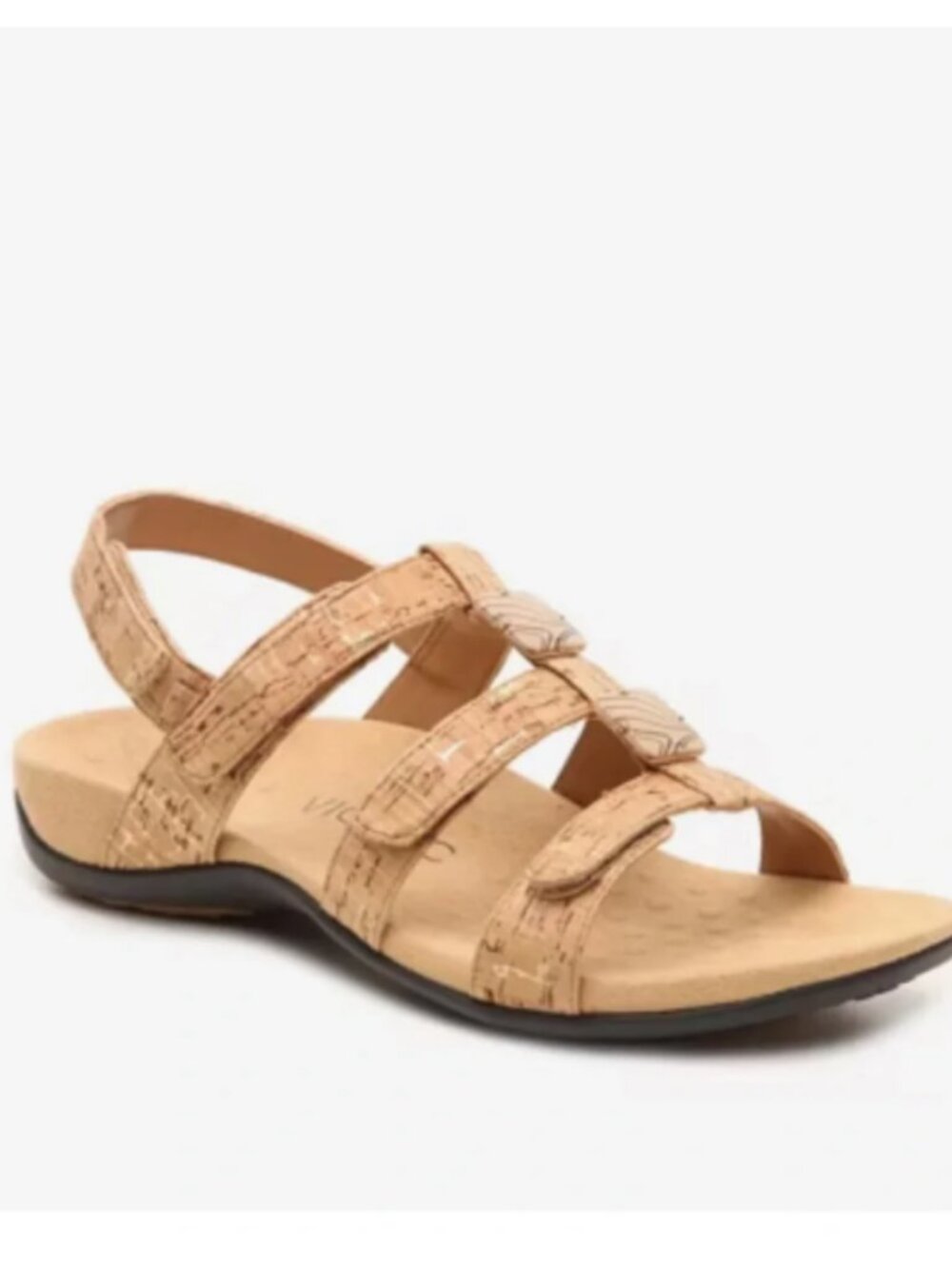 Vionic Amber Sandal Tan Cork Size 8